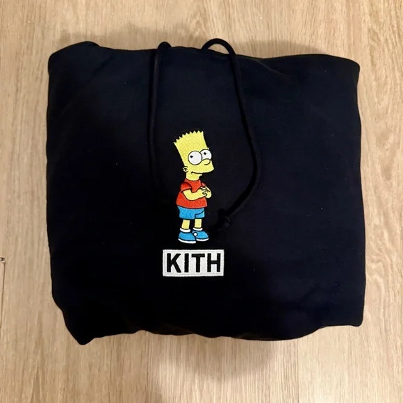 NWOT Kith Bart Simpson Black Hoodie